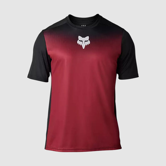 Polera Bicicleta Ranger Keel Negro/Rojo Fox