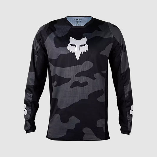 Polera Moto 180 Bnkr Camo Negro Fox