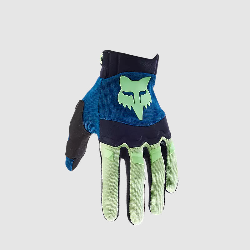 Guantes Moto Dirtpaw Azul/Verde Fox