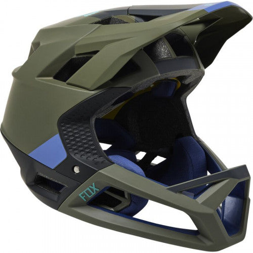 Casco Bicicleta Proframe Blocked Verde Fox