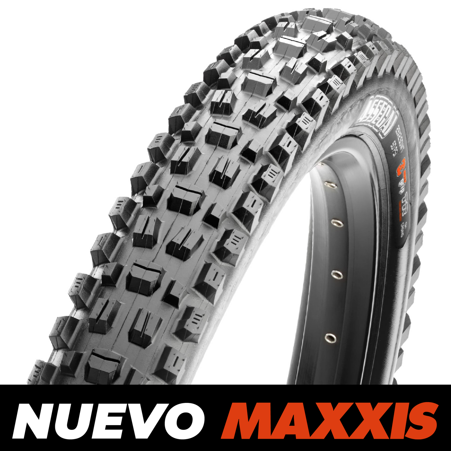 Neumático MTB MAXXIS ASSEGAI 29X2.50 3CG/DH/TR MG 2X60TPI