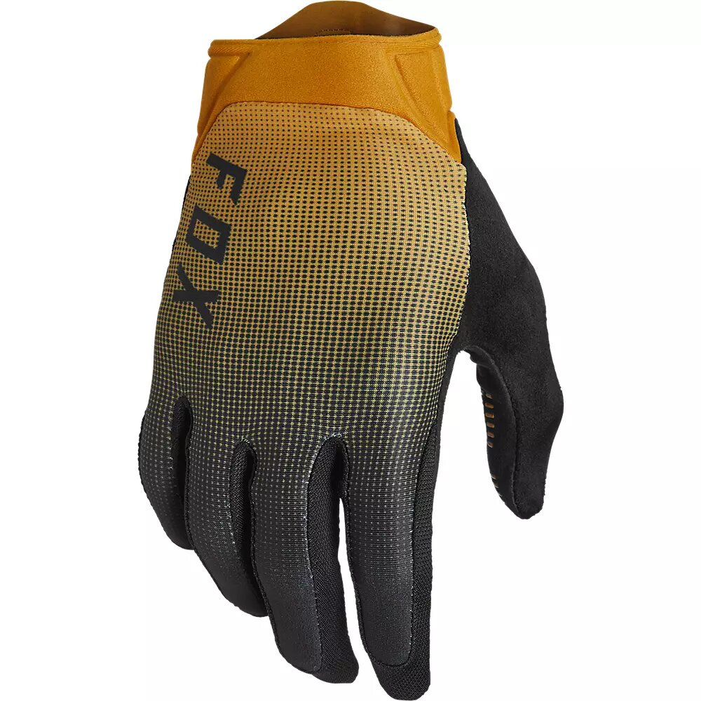 Guantes Bicicleta Flexair Ascent Dorado Fox