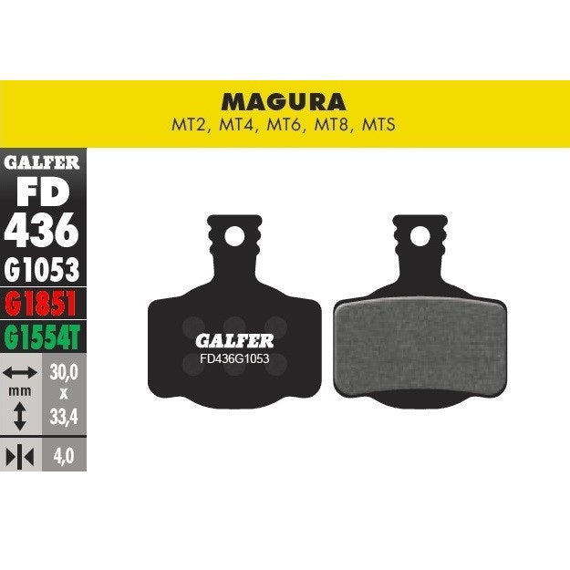 Galfer Pastillas Magura MT2, MT4, MT6, MT8, MTS (Standard)