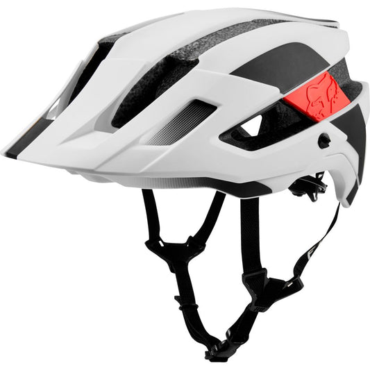 Casco Bicicleta Flux Mips Conduit Blanco Rojo Fox