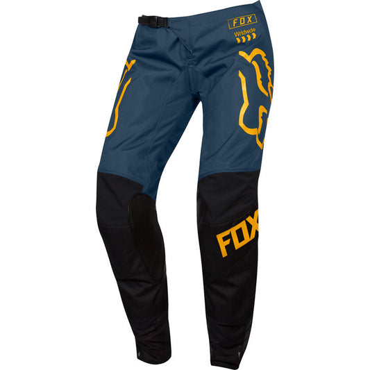 Pantalon Moto Mujer 180 Mata Negro Azul Fox