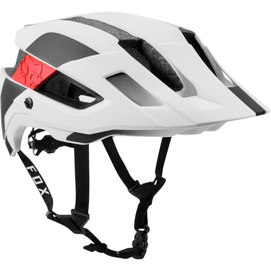 Casco Bicicleta Flux Mips Conduit Blanco Rojo Fox