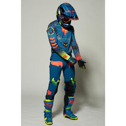 Pantalon Moto Flexair Mawlr Azul Fox