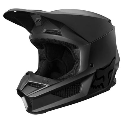 Casco Moto Niño V1 Negro Matte Fox