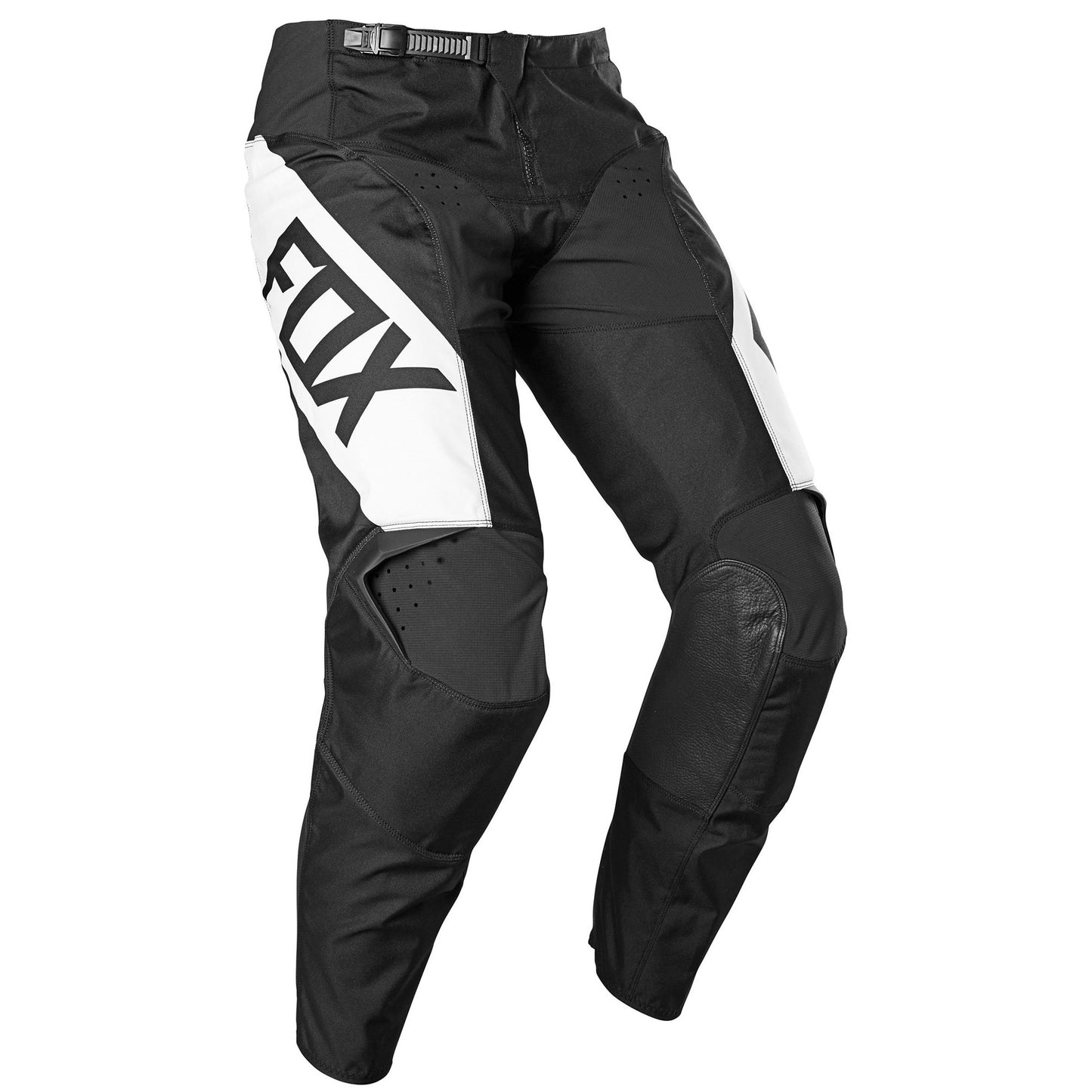 Pantalon Moto Niño 180 Revn Negro/Blanco Fox