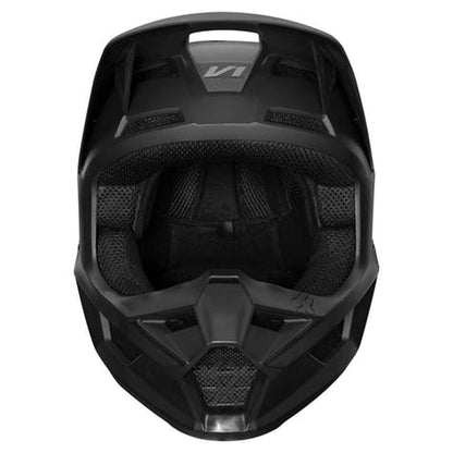 Casco Moto Niño V1 Negro Matte Fox