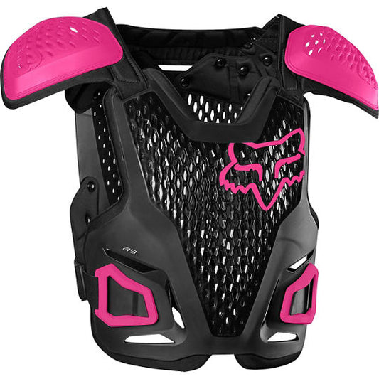 Jofa Moto Niño R3 Negro/Rosado Fox