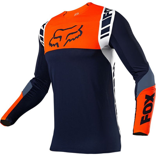 Polera Moto Flexair Mach One Azul Fox