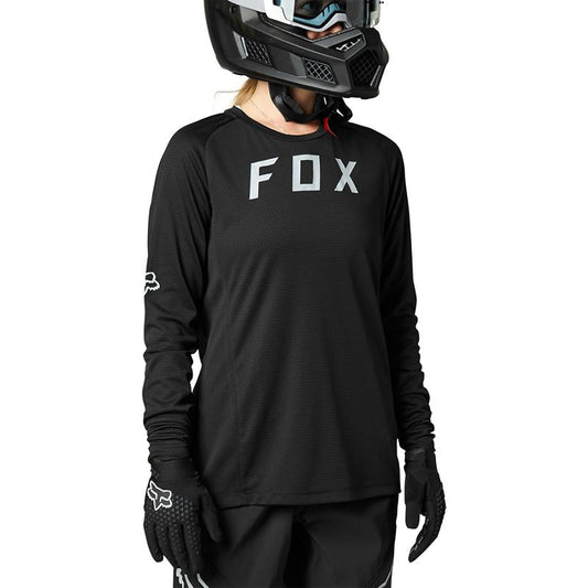 Polera Bicicleta Mujer Defend Negro Fox