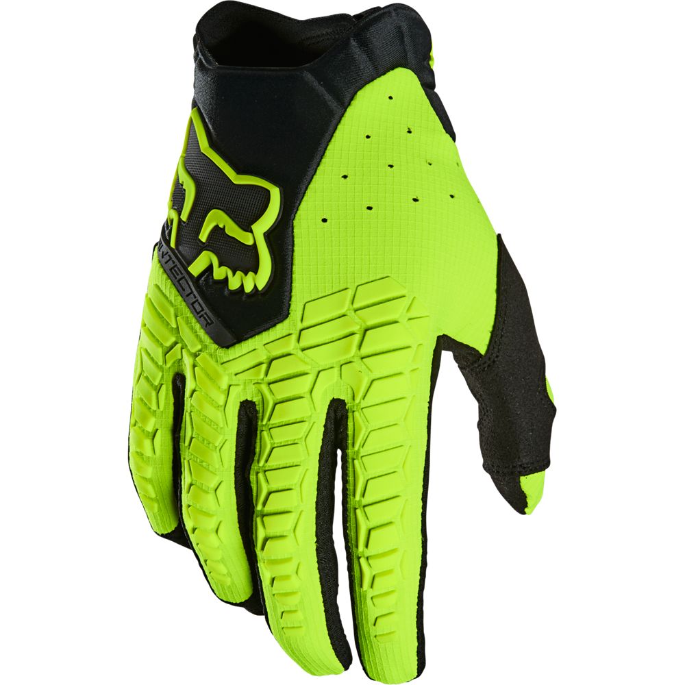 Guantes Moto Pawtector Amarillo Fox