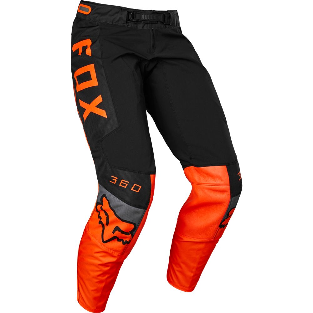 Pantalon Moto Niño 360 Dier Naranjo Fox