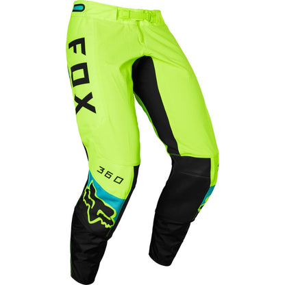 Pantalon Moto Niño 360 Dier Amarillo Fox