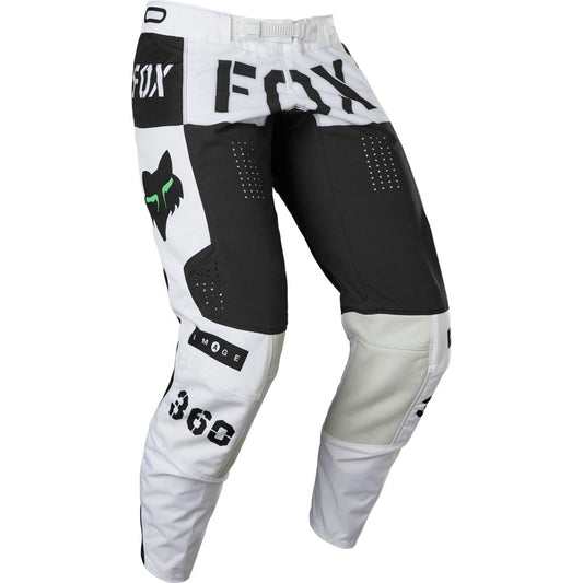 Pantalon Moto 360 Nobyl Blanco/Negro Fox