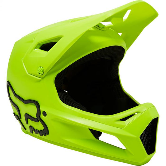 Casco Bicicleta Niño Rampage Amarillo Fox