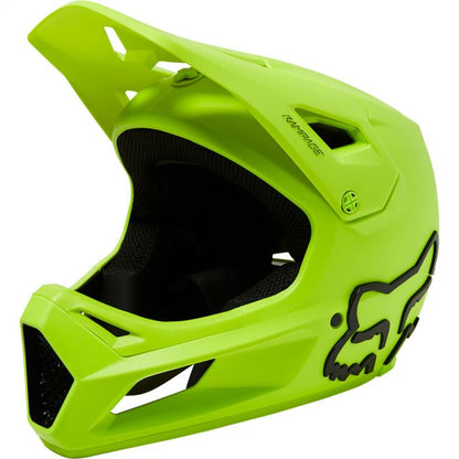 Casco Bicicleta Niño Rampage Amarillo Fox