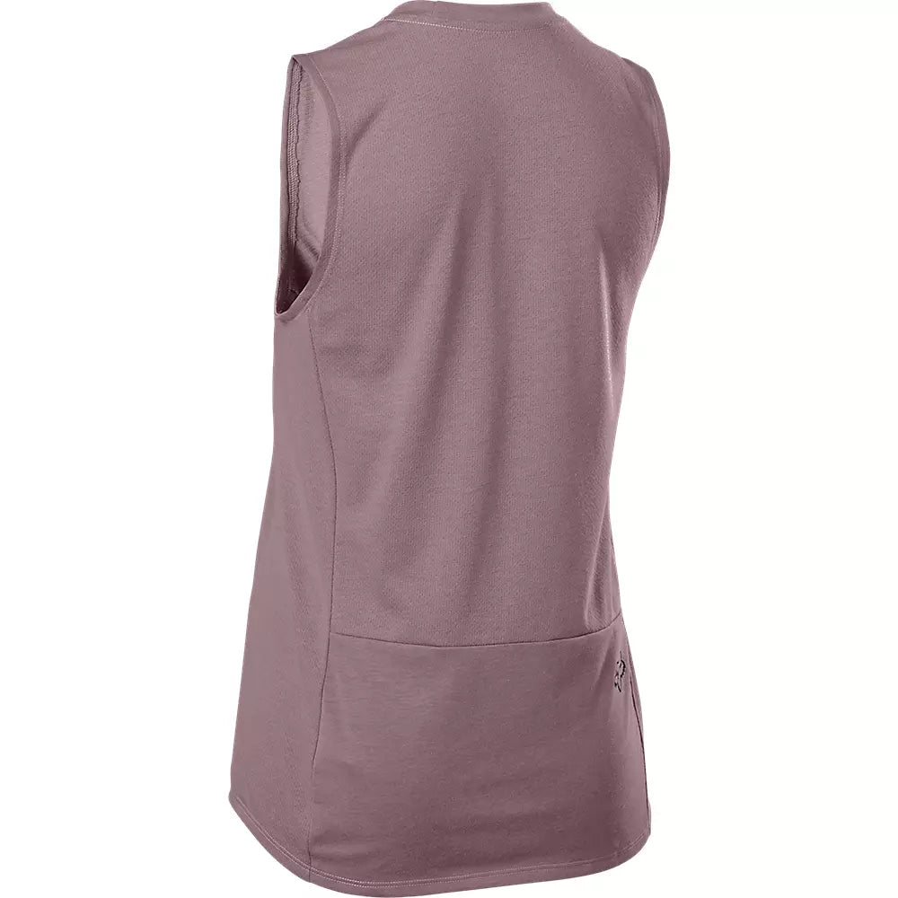 Polera Bicicleta Mujer Ranger Drirelease® Sin Mangas Morado Fox