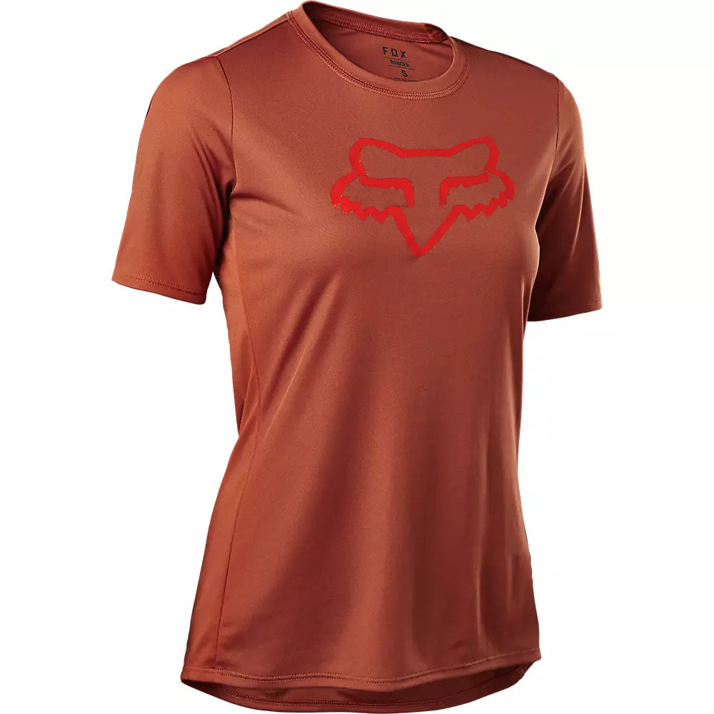 Polera Bicicleta Mujer Ranger Fox Head Rojo Fox