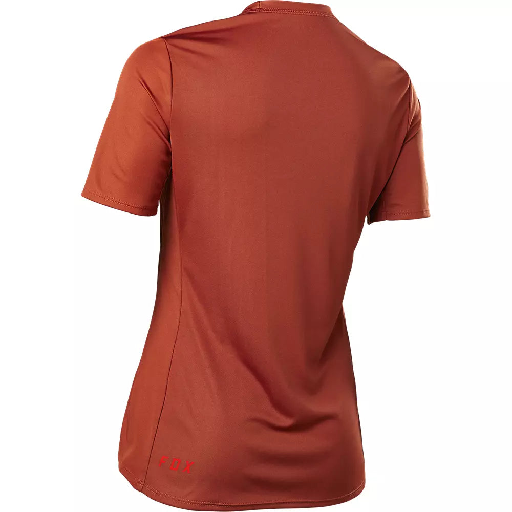 Polera Bicicleta Mujer Ranger Fox Head Rojo Fox