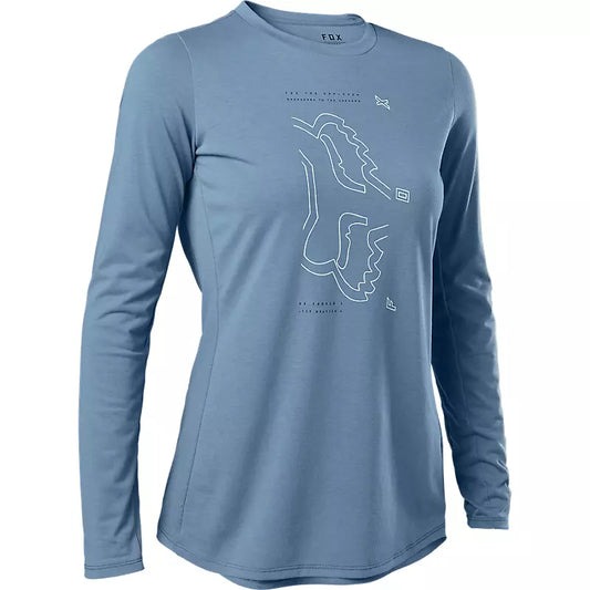 Polera Bicicleta Mujer Ranger Drirelease® Azul Fox