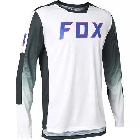 Polera Bicicleta Defend Race Spec Blanco Fox