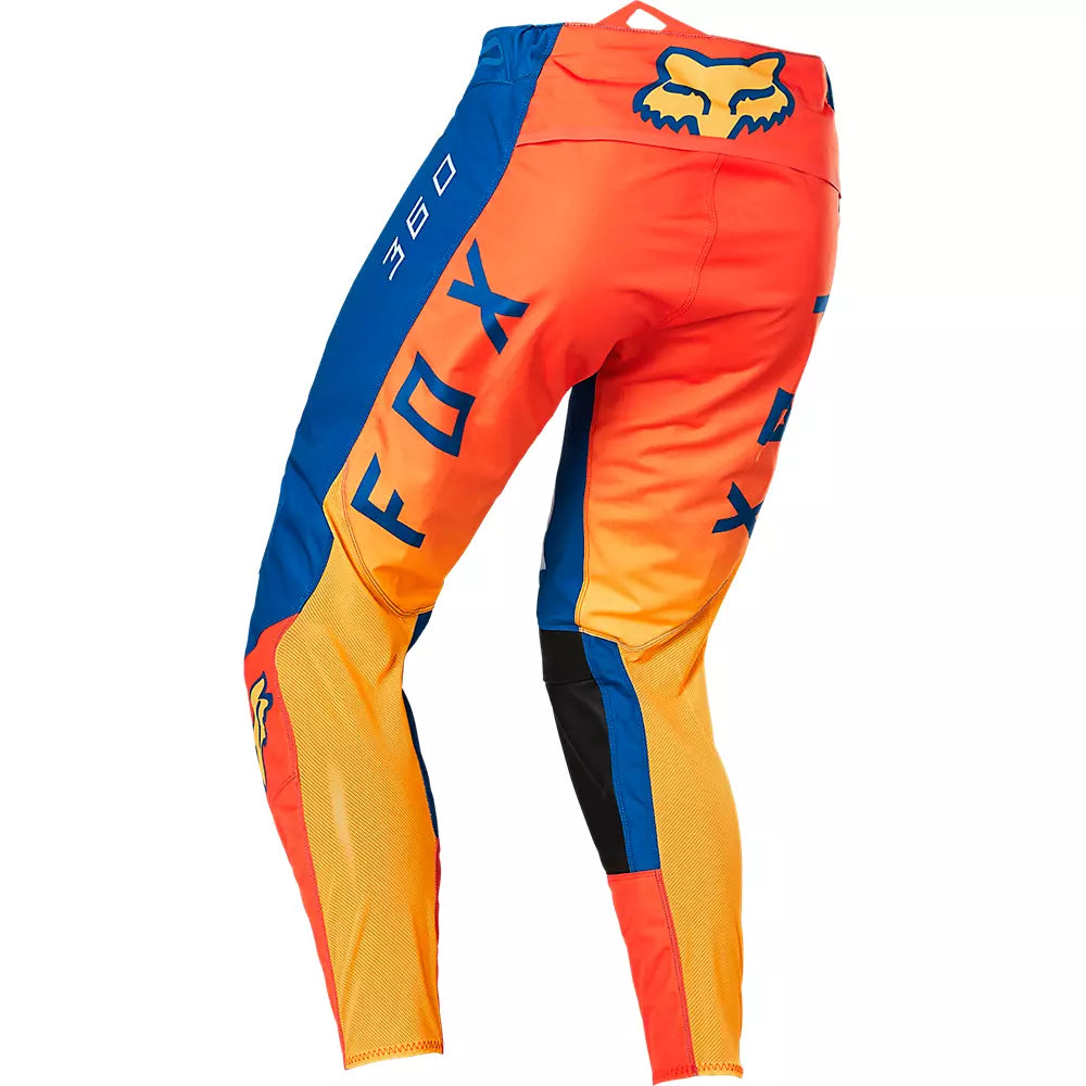 Pantalon Moto 360 RKANE Azul/Naranjo Fox