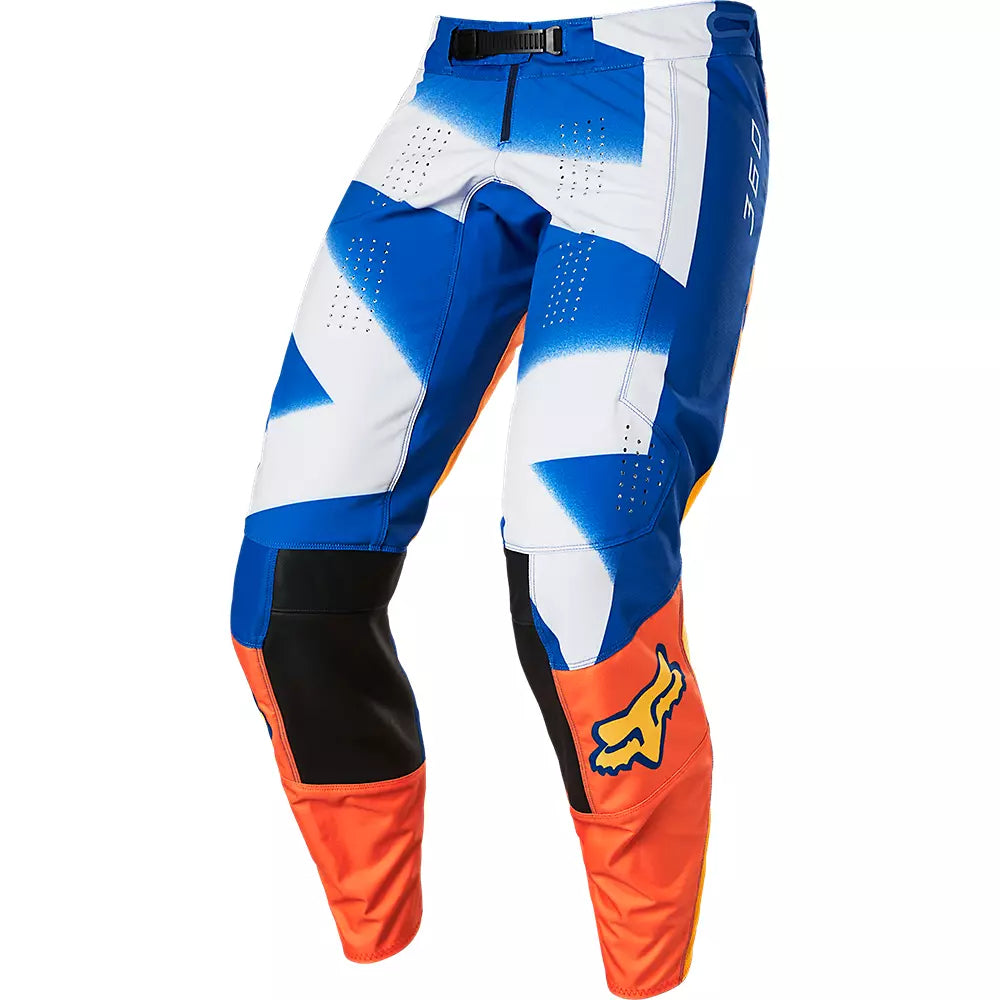 Pantalon Moto 360 RKANE Azul/Naranjo Fox