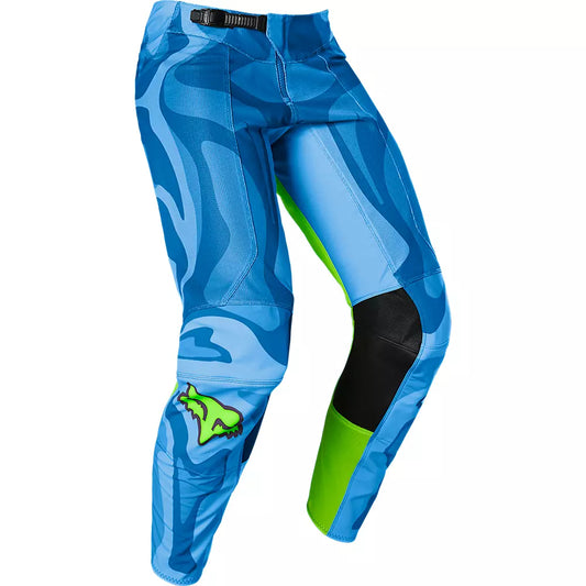 Pantalon Moto Airline Exo Azul/Amarillo Fox