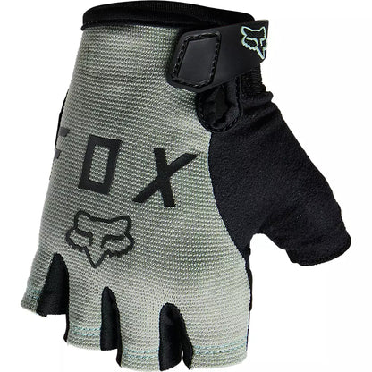 Guantes Bicicleta Mujer Half Finger Gris Fox