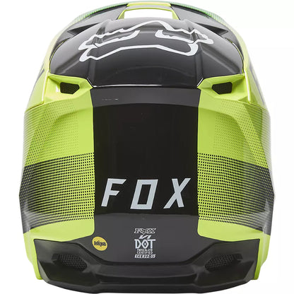 Casco Moto V1 Ridl Amarillo Fox