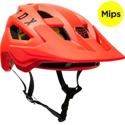 Casco Bicicleta Speedframe Mips Naranjo Fox