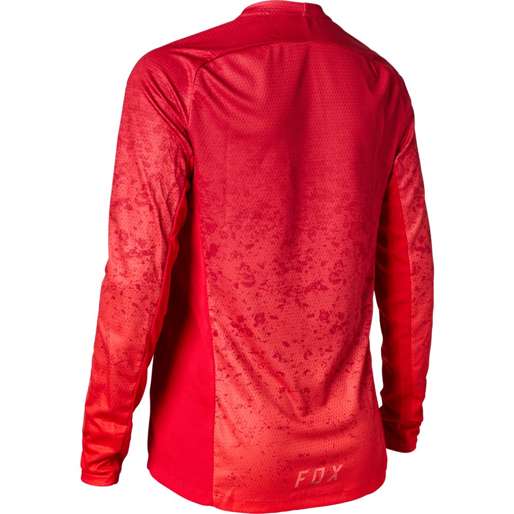 Polera bicicleta Mujer Defend Lunar Rojo Fox