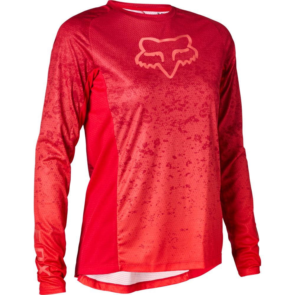 Polera bicicleta Mujer Defend Lunar Rojo Fox