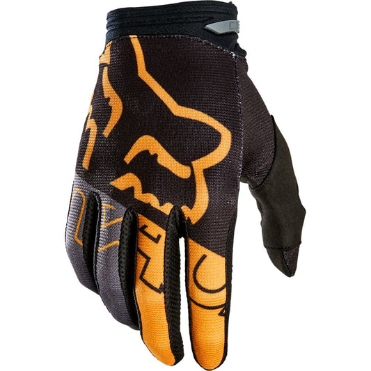 Guantes Moto 180 Skew Negro/Amarillo Fox