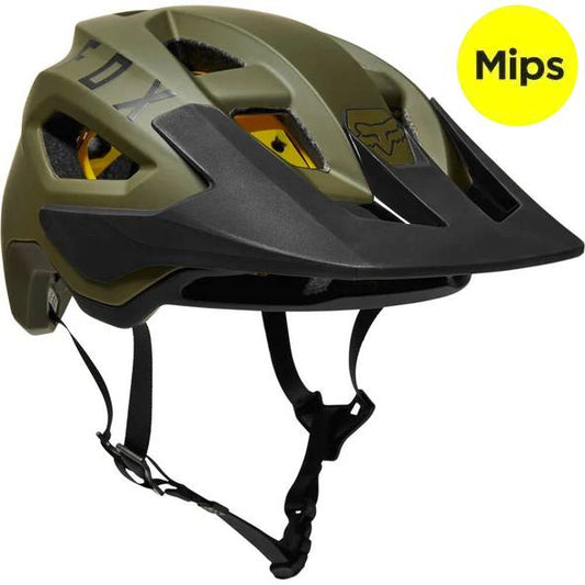 Casco Bicicleta Speedframe Mips CE Verde/Negro Fox