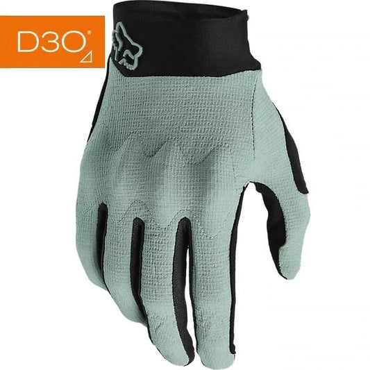 Guantes Bicicleta Defend D3O Gris Azulado Fox