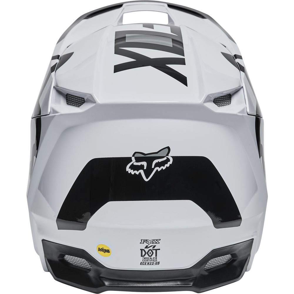 Casco Moto V1 Lux Blanco Fox