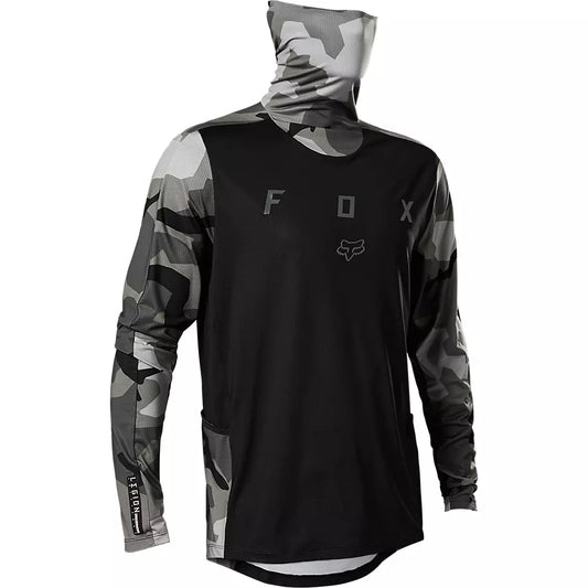 Polera Moto Ranger Drive Camo Negro Fox