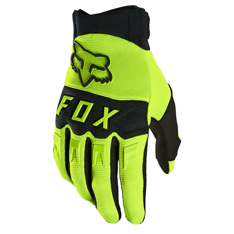 Guantes Moto Dirtpaw Amarillo Fluor Fox