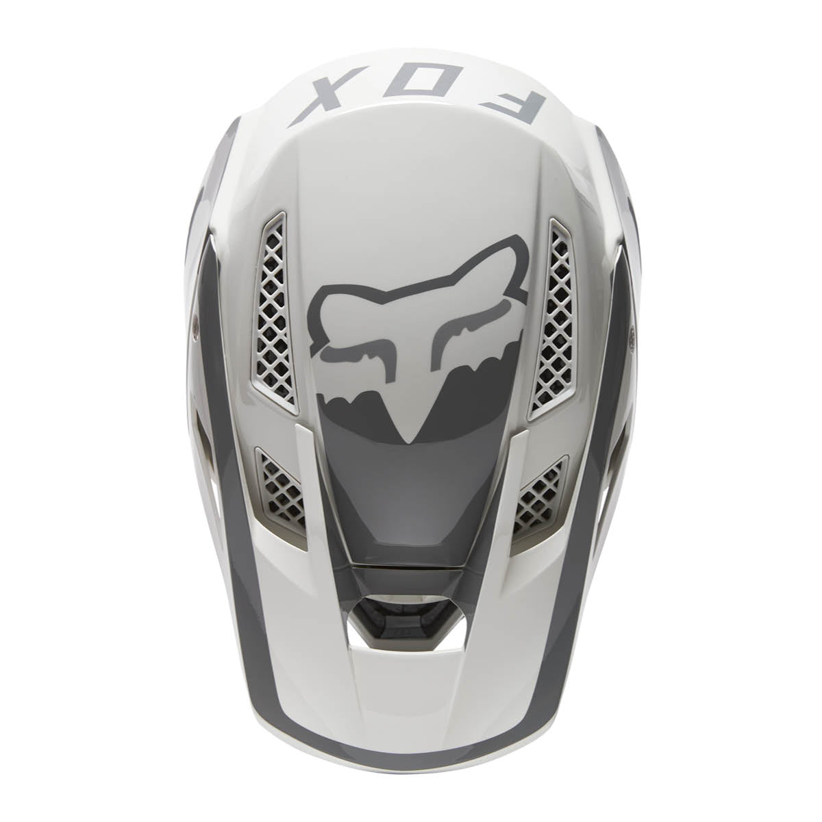 Casco Bicicleta Rampage Pro Carbon Mips Blanco/Gris Fox