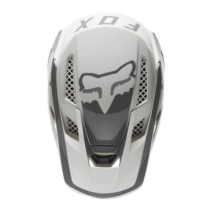 Casco Bicicleta Rampage Pro Carbon Mips Blanco/Gris Fox