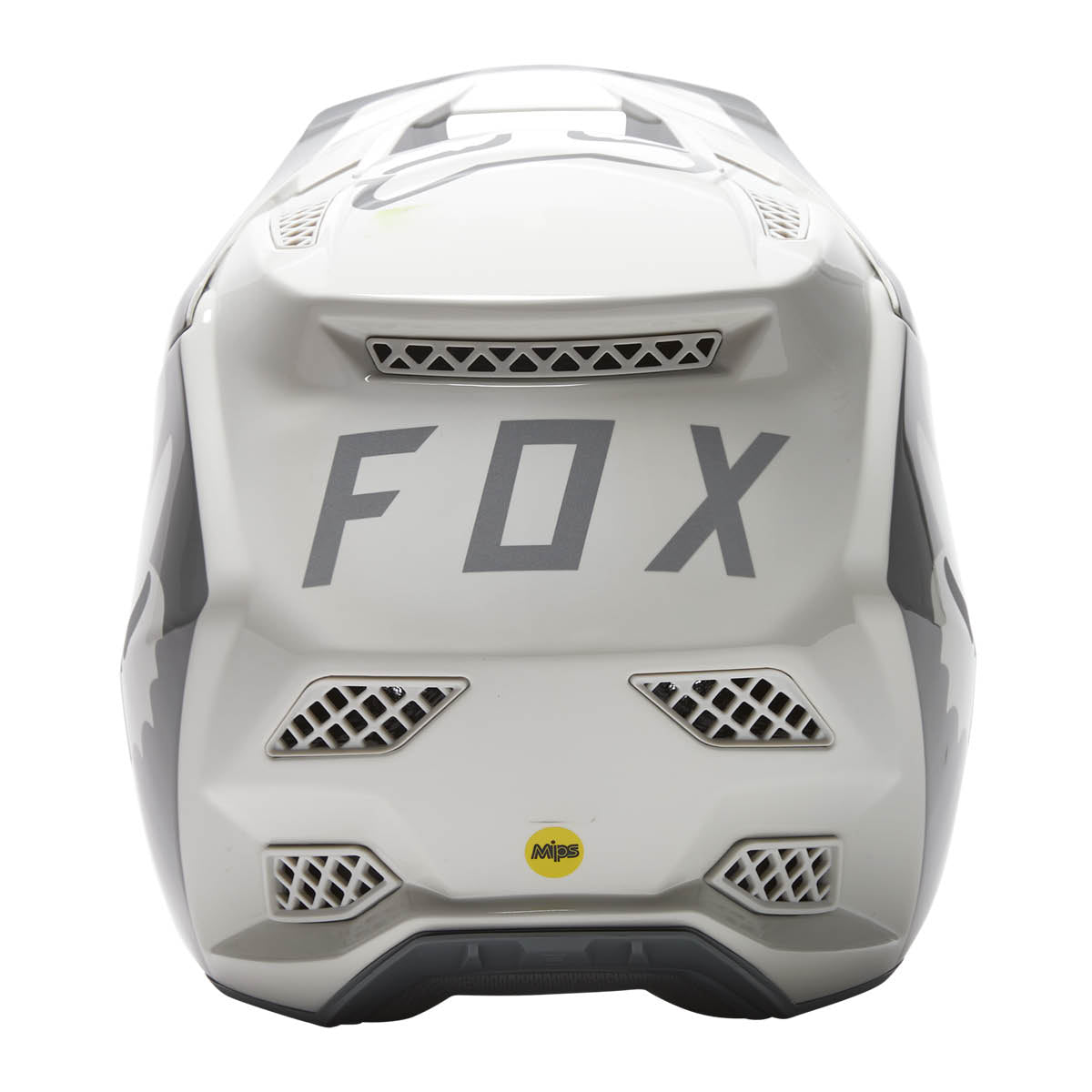 Casco Bicicleta Rampage Pro Carbon Mips Blanco/Gris Fox