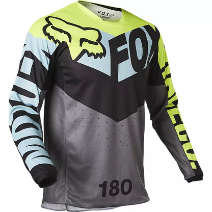 Polera Moto 180 Trice Gris/Amarillo Fox