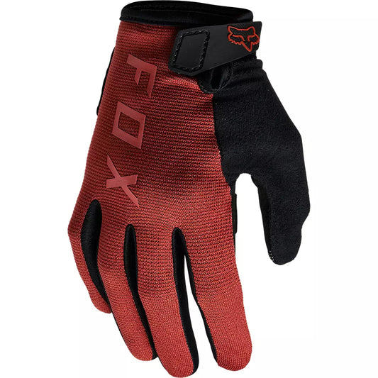 Guantes Bicicleta Mujer Ranger Gel Rojo Fox