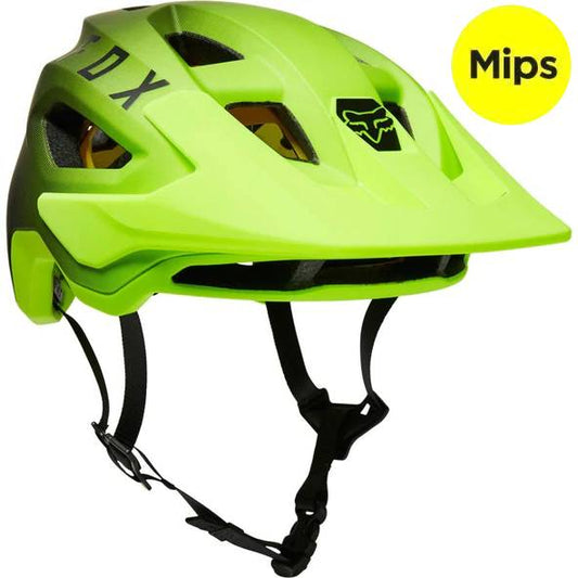 Casco Bicicleta Speedframe Mips CE Negro/Amarillo Fox