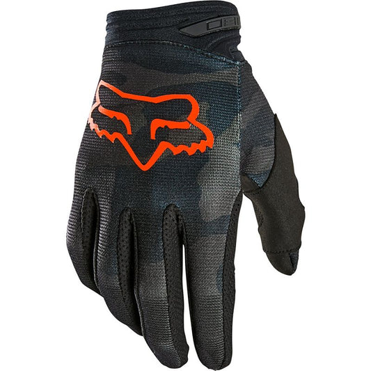 Guantes Moto 180 Trev Negro Camo Fox