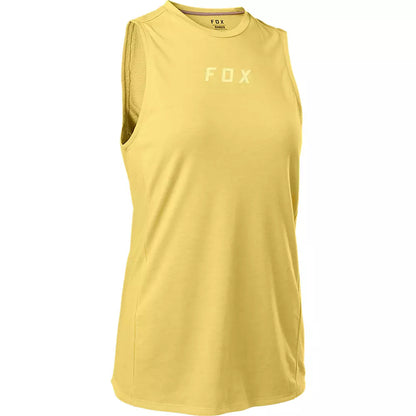 Polera Bicicleta Mujer Ranger Drirelease® Sin Mangas Amarillo Fox